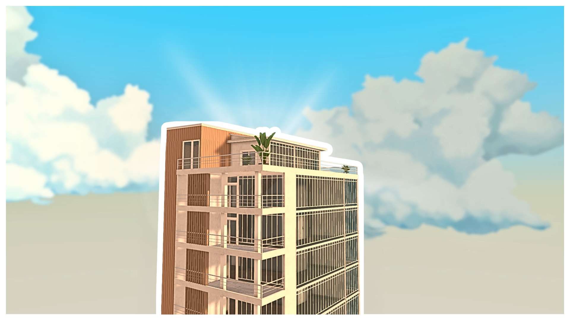Modern Minimalist Skyscraper (11 Stories & Duplex Penthouse) image 2