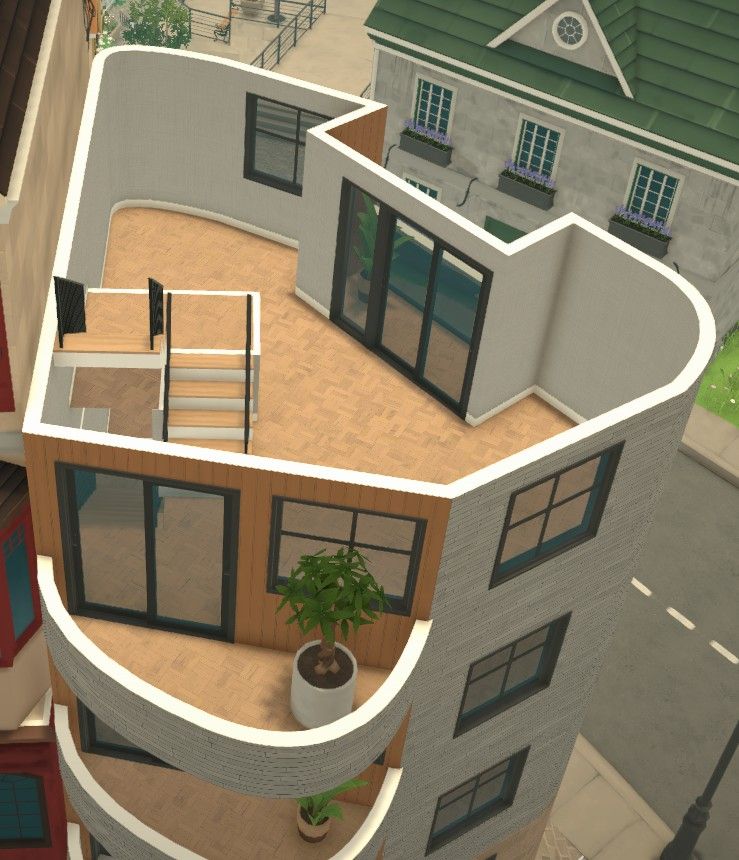 Plaza Corner Modern Shell <21k image 5