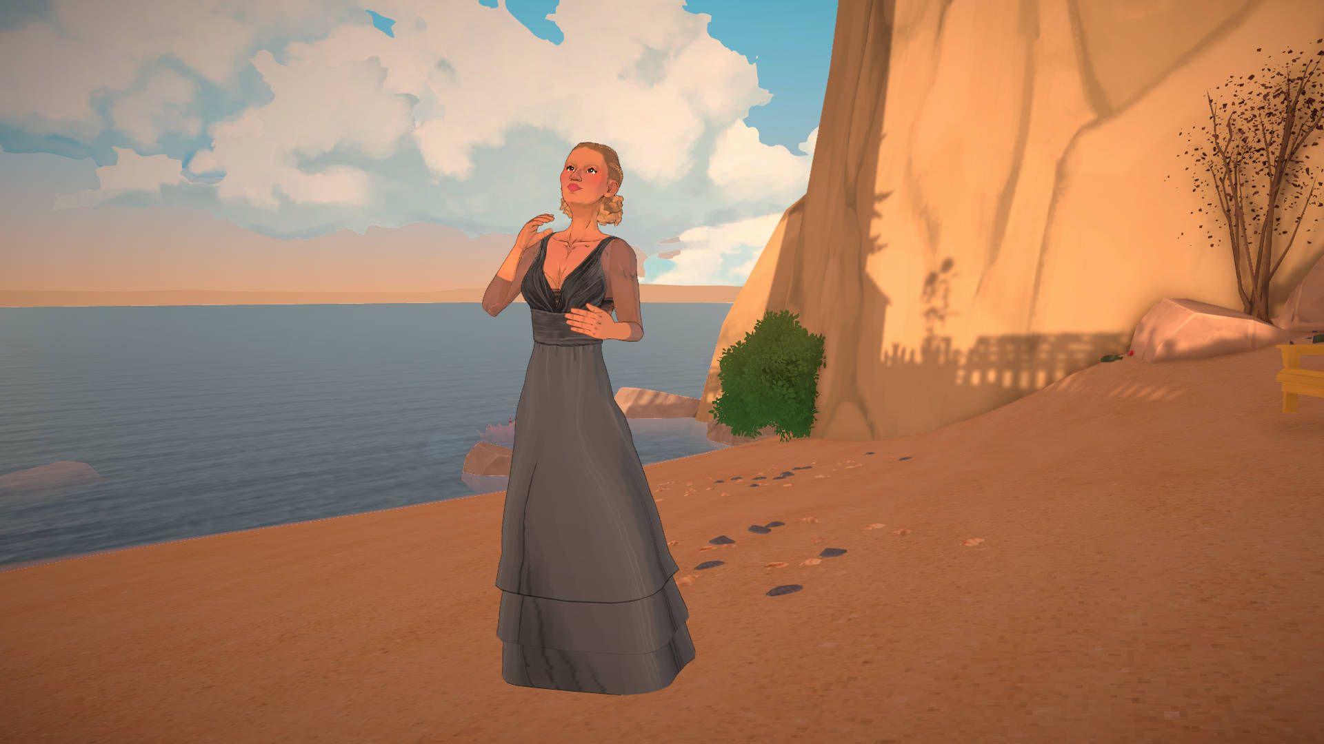 [MW] Romantic long dress image 1