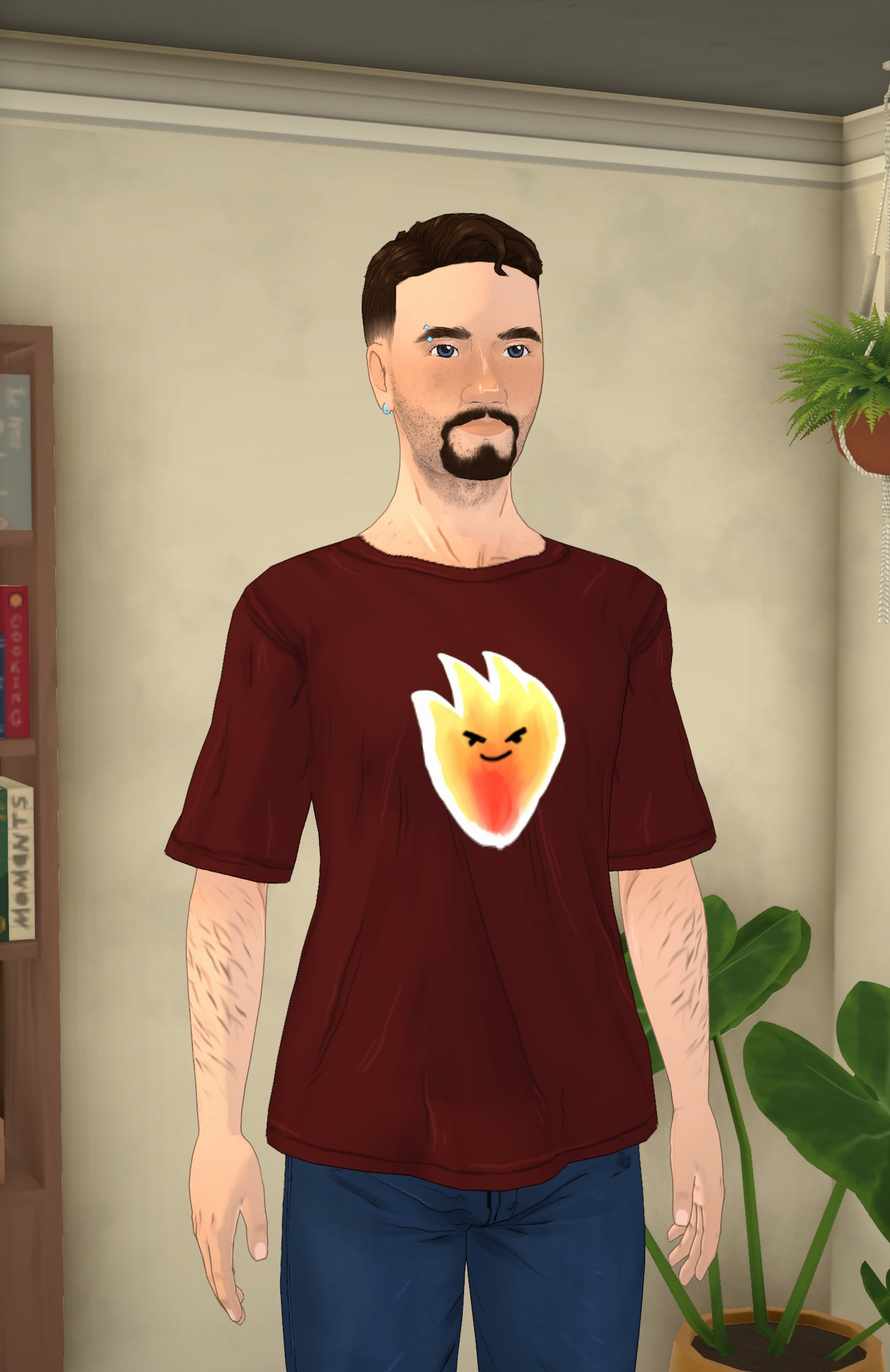 Flame Shirt - Custom Shirt Decal image 2