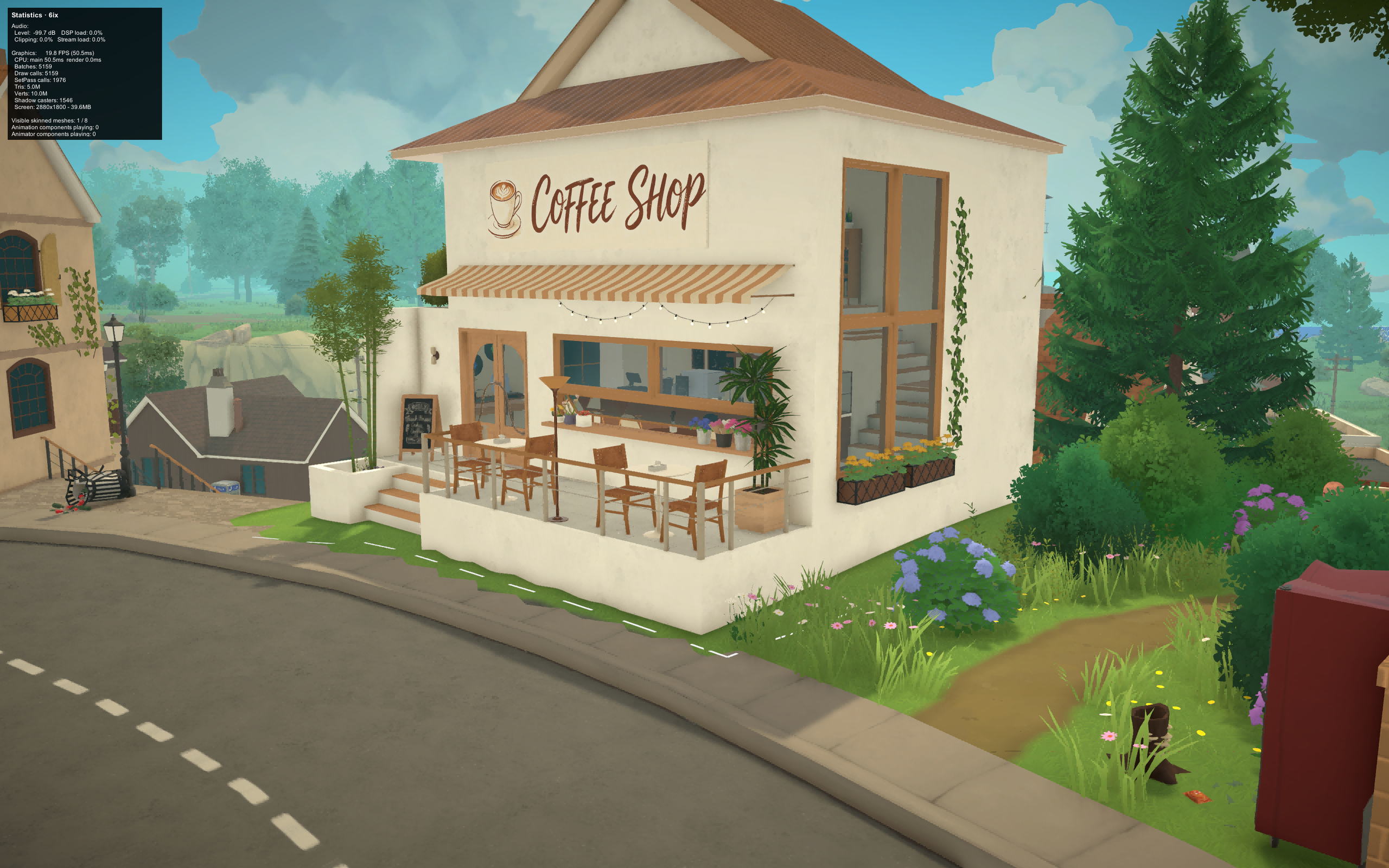 Log Style Coffee Shop by Sherry image 1