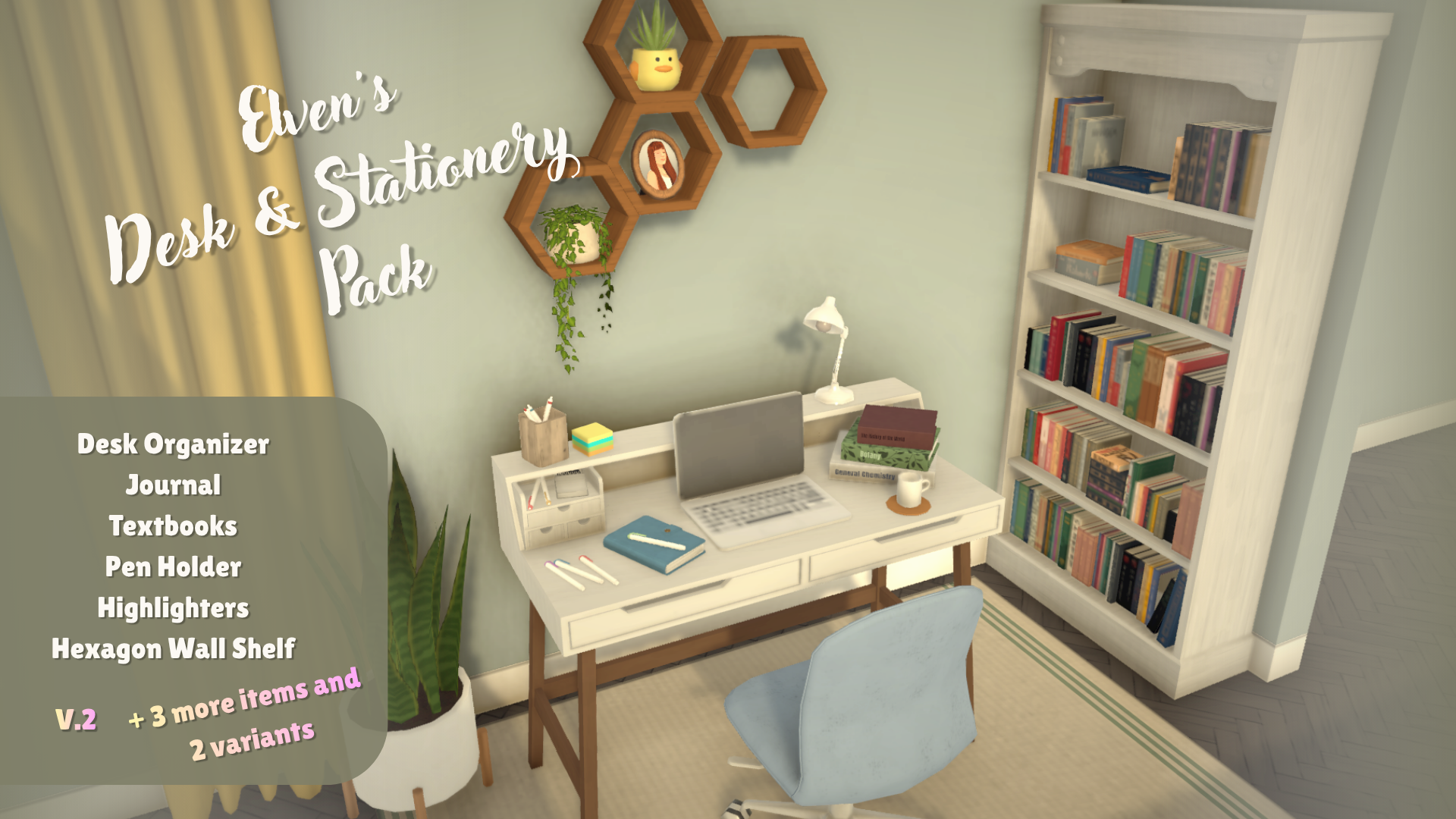 Elven's Desk & Stationery Pack image 1