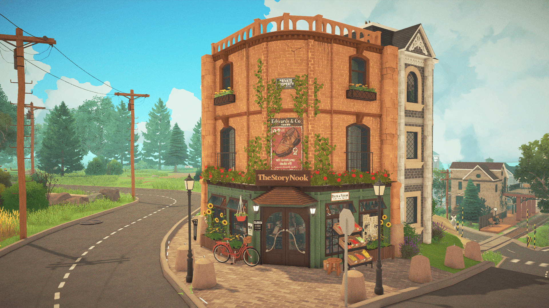 Corner Building with Apartment [pujipop ♡] image 1
