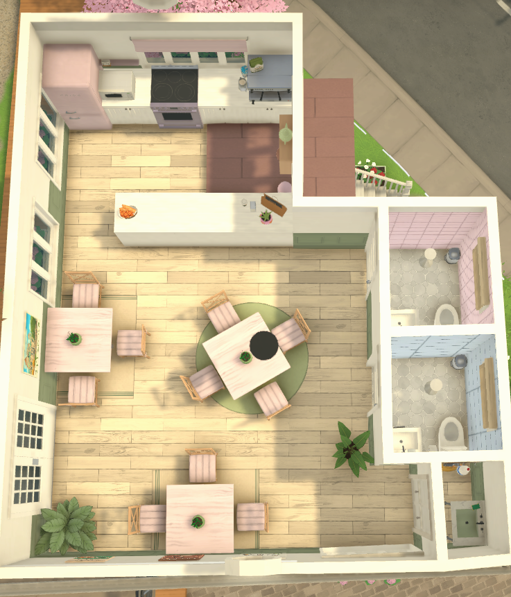 multi-level home and  cafe image 2