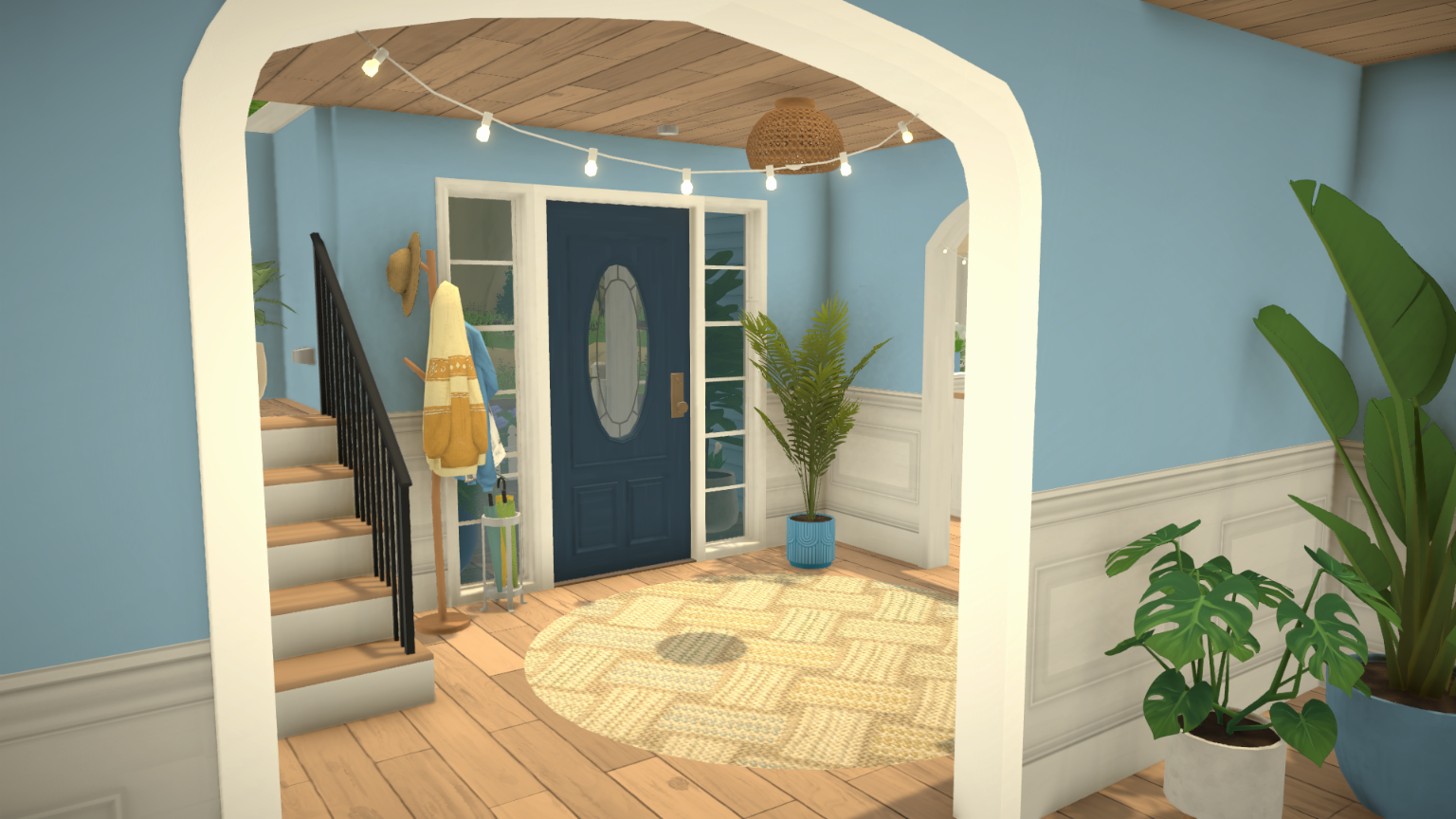 [FlaviaForesta] Light blue modern cottage image 18