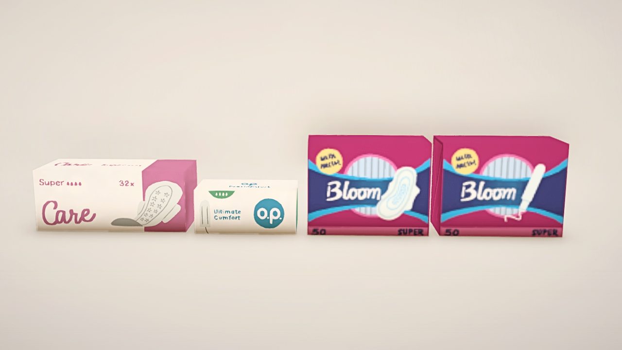 Recolorable Tampons & Pads image 4