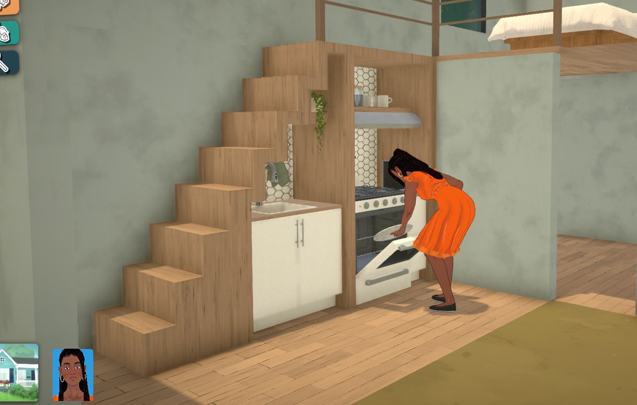 Tiny Home Loft Stairs image 5