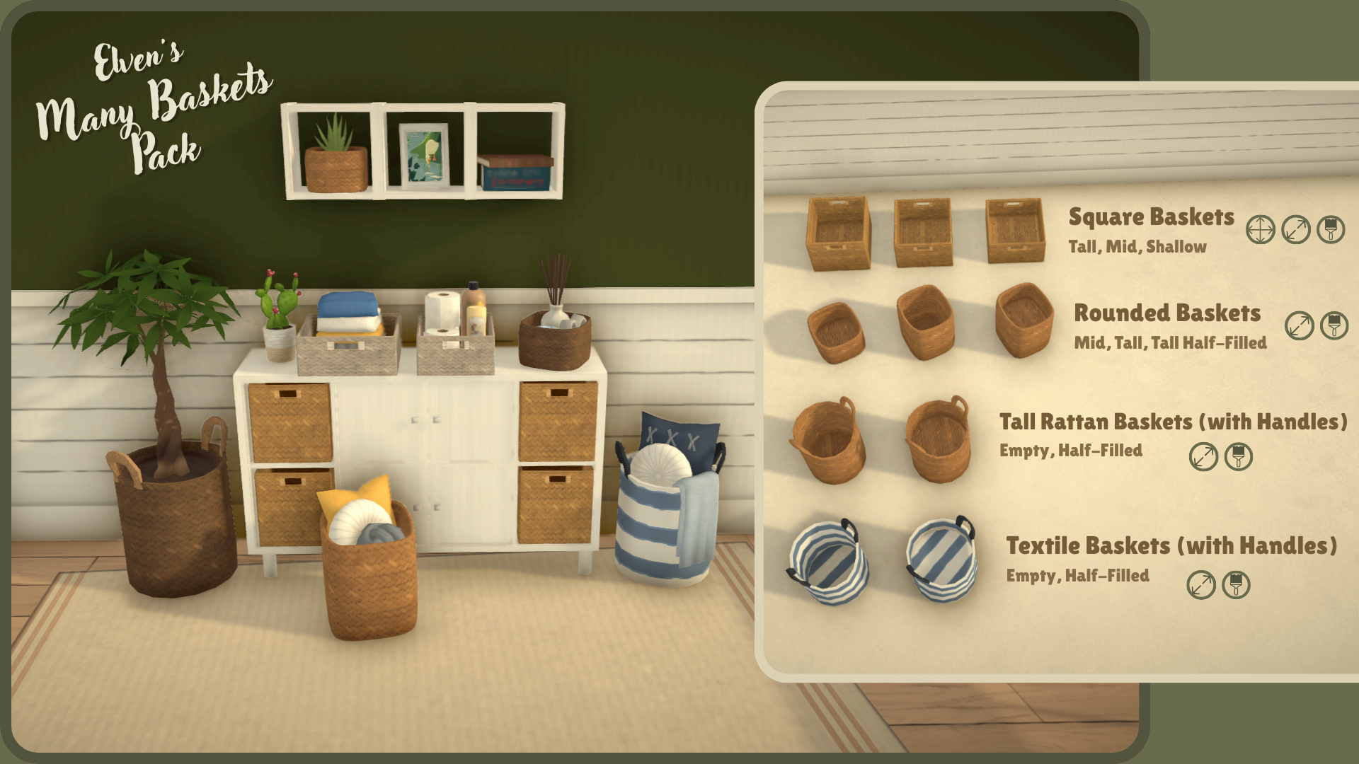Elven's Many Baskets Pack image 2