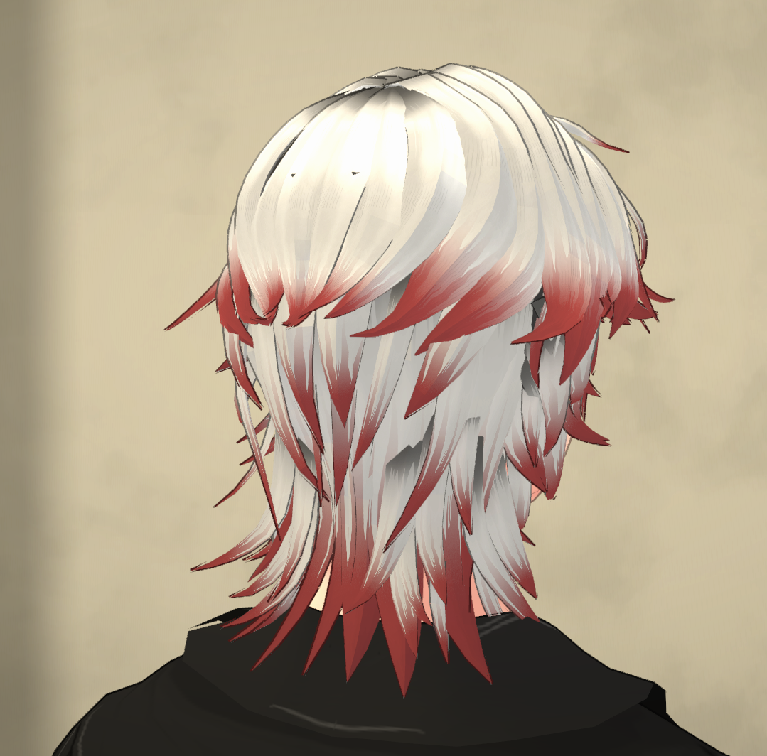 Shortish wolf cut (CC) (hair) image 2