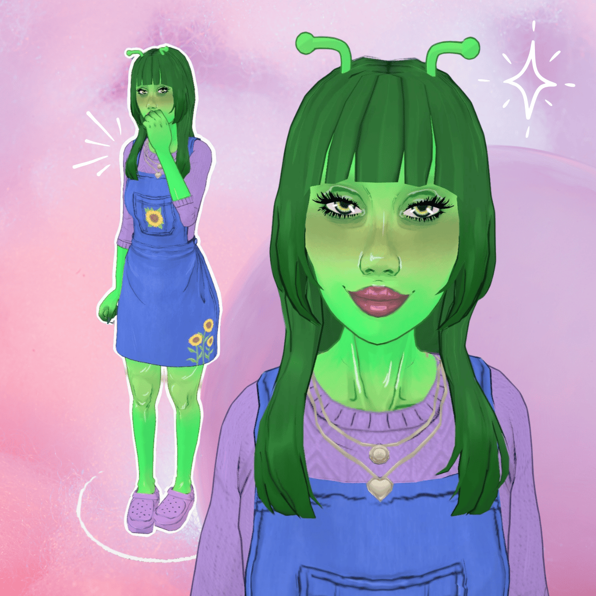 Bae - Alien (Baelien) - Para girl . image 1