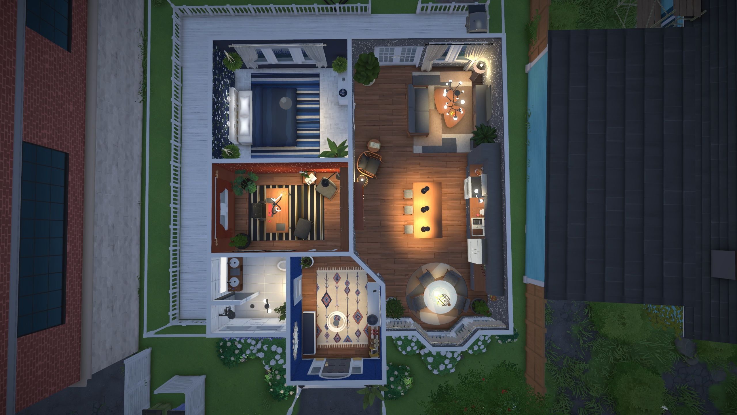 Blue suburban-ish image 15