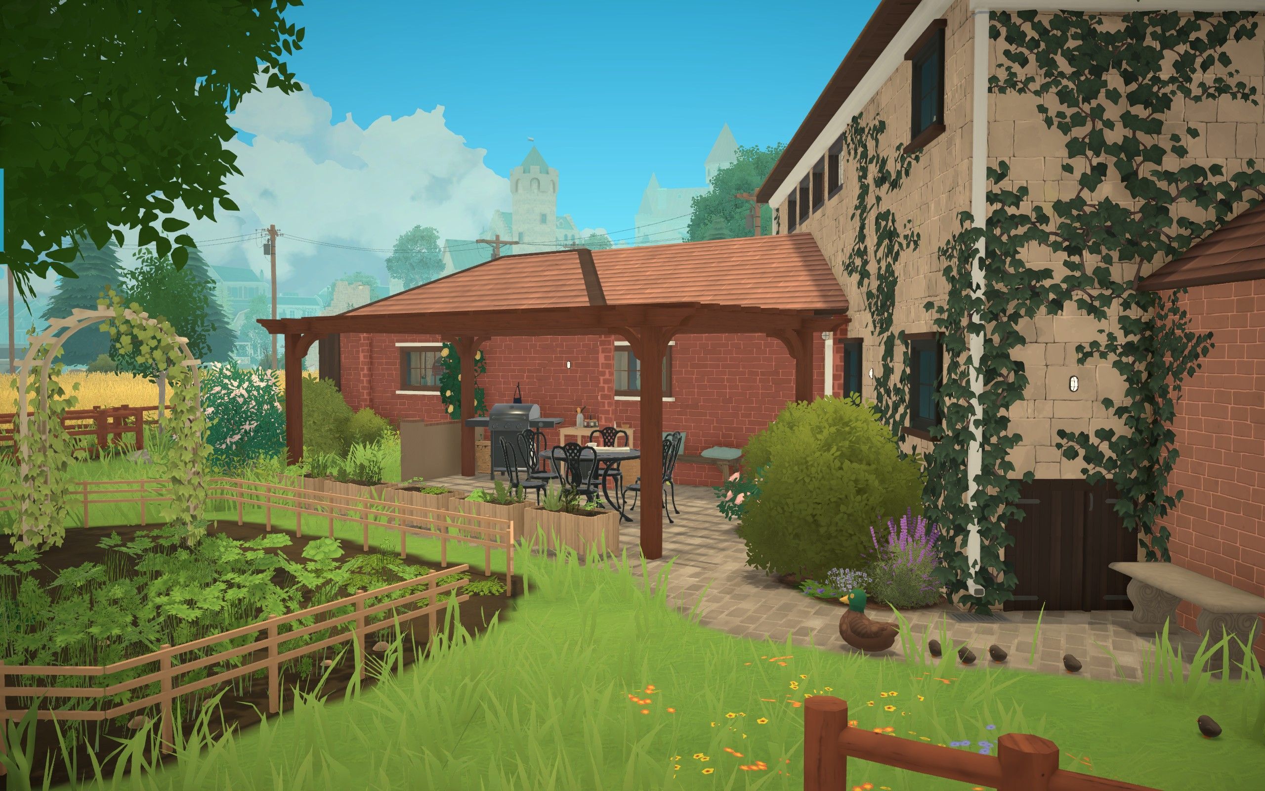 British Countryside Farmhouse image 1