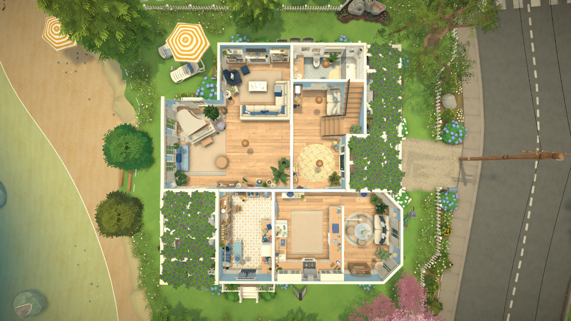 [FlaviaForesta] Light blue modern cottage image 4