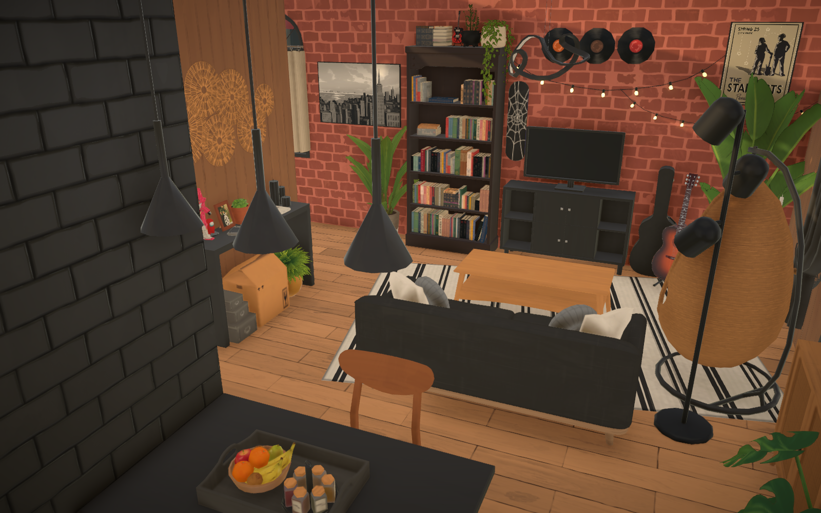 Cozy Dark Apartment image 2