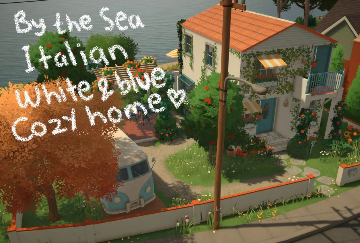 White and blue cozy Italian home image 1