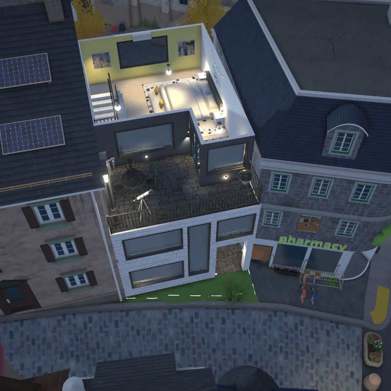 Modern Black-Themed House image 2