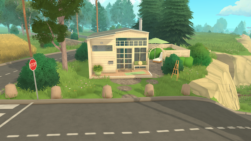 Cute Green Tiny Home image 1