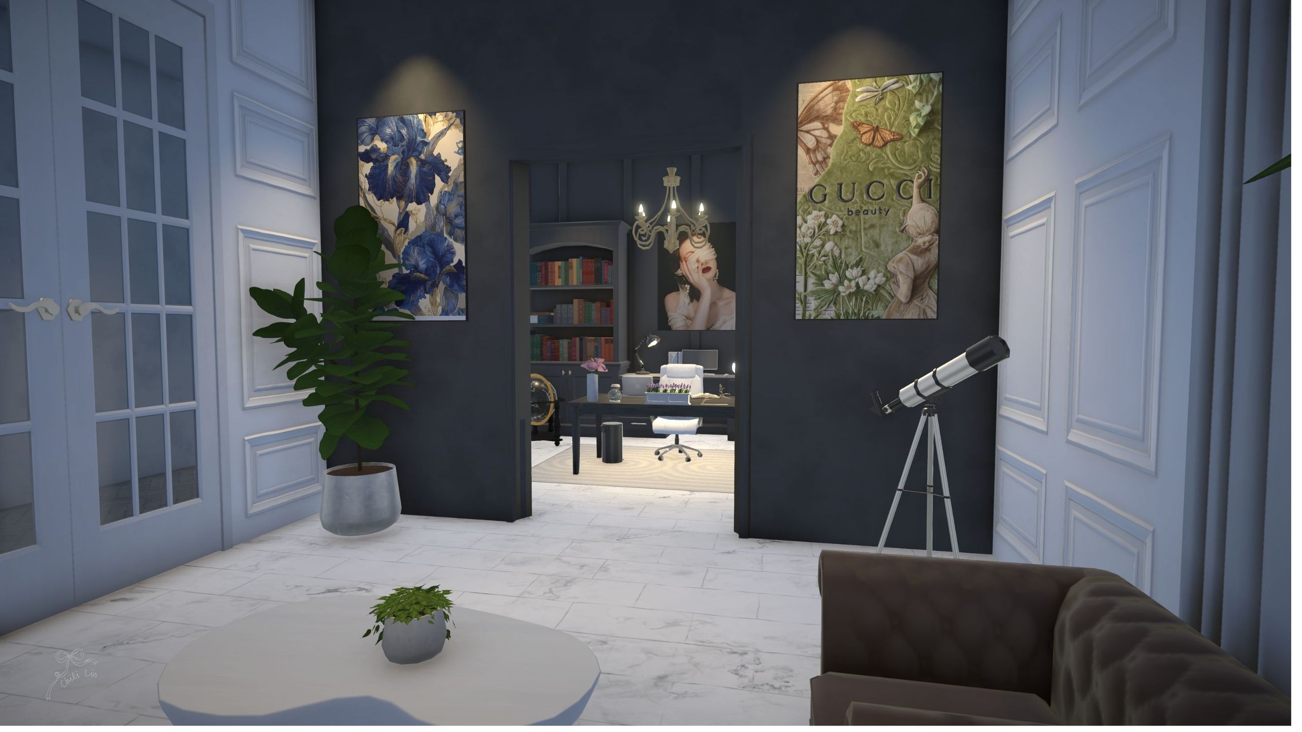 3-Story Elite Residence | 絲絨湛藍．三層頂級私邸 image 5