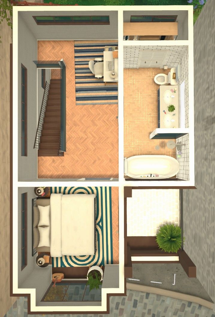 Simple modern town house <37K image 3