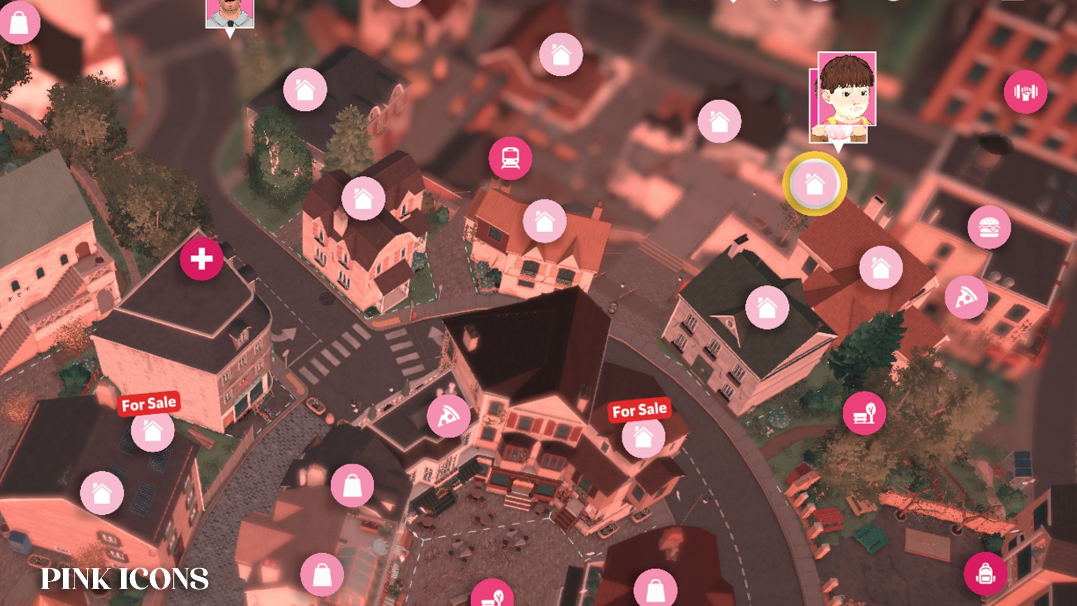 Pink Map Icons image 2