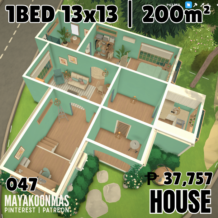 047 HOUSE 1BED 13X13 image 8