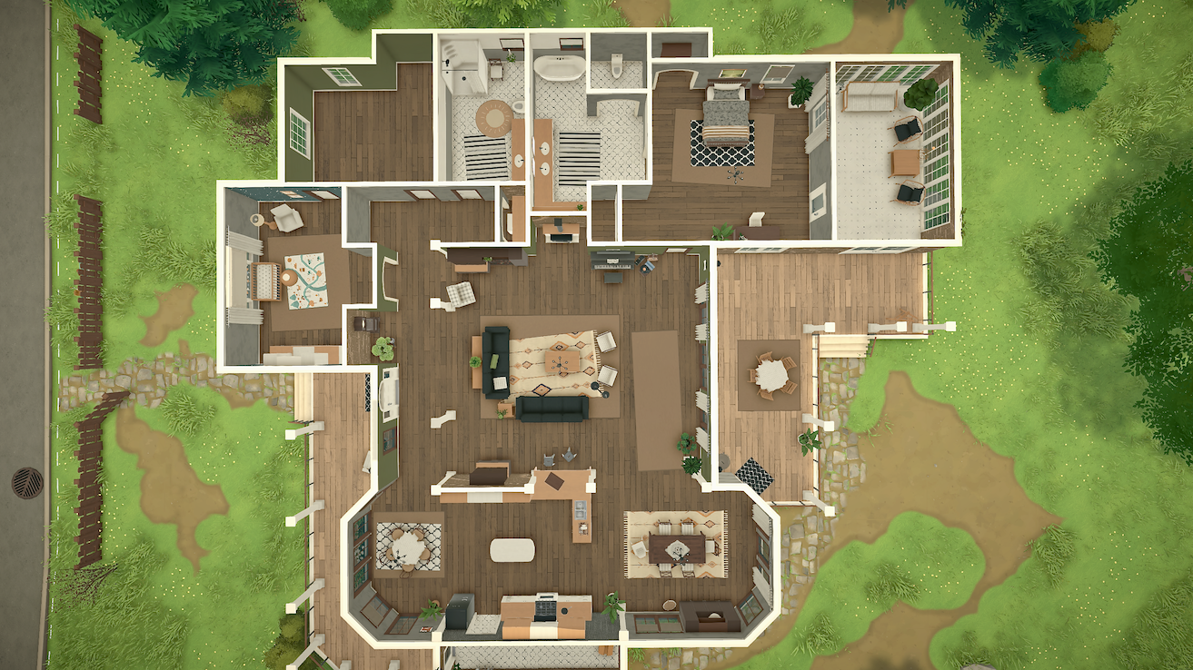 Single Level Country House image 2