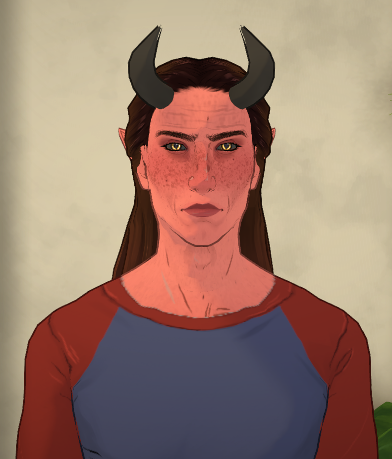 Rolan, Lia and Cal Tiefling Trio BG3 image 3