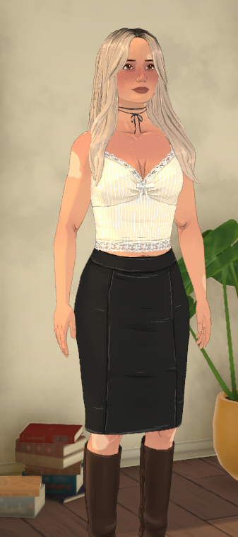 Jane with vitiligo - no CC's image 2