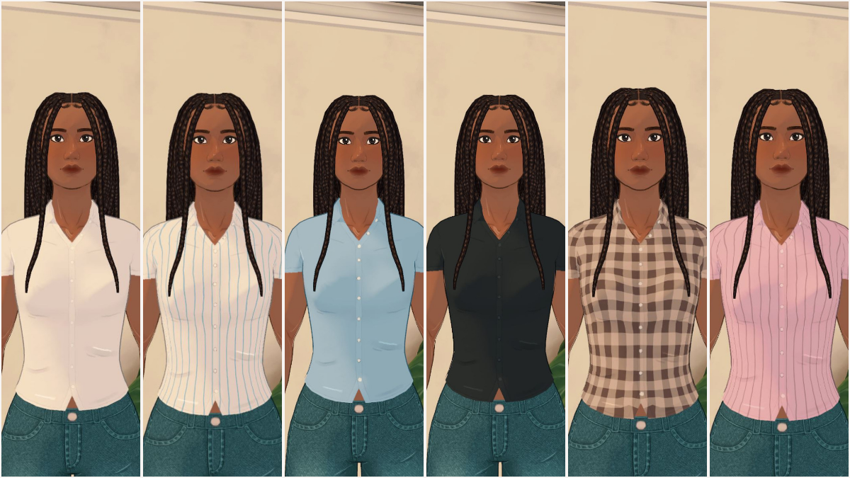 Button Up + Cropped Vest by Cosmolojay image 4