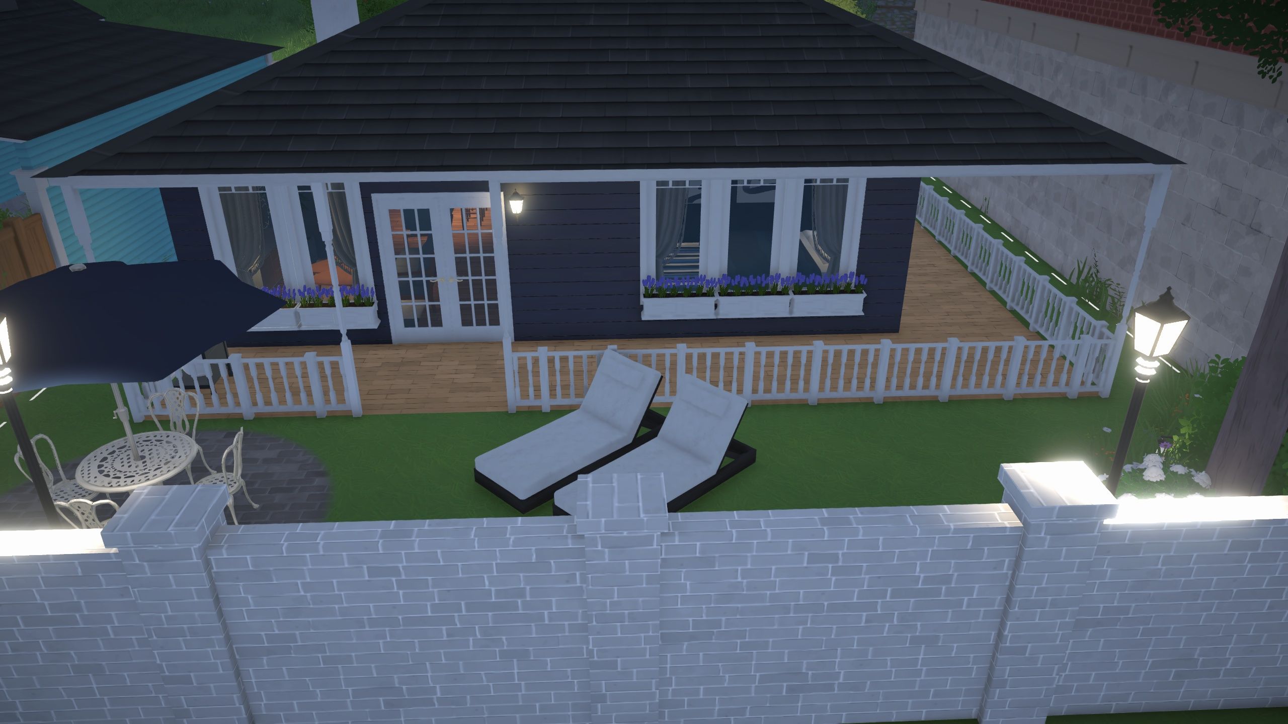 Blue suburban-ish image 2