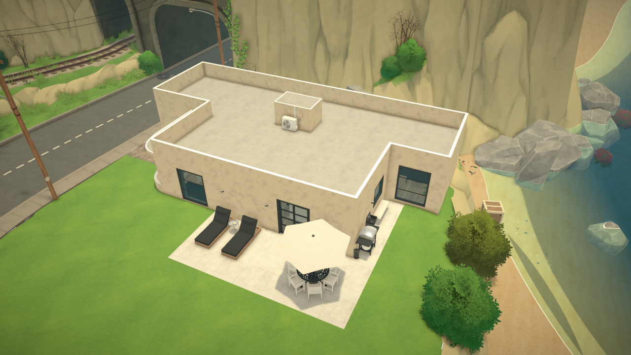 Modern One-Story House with Basement image 1