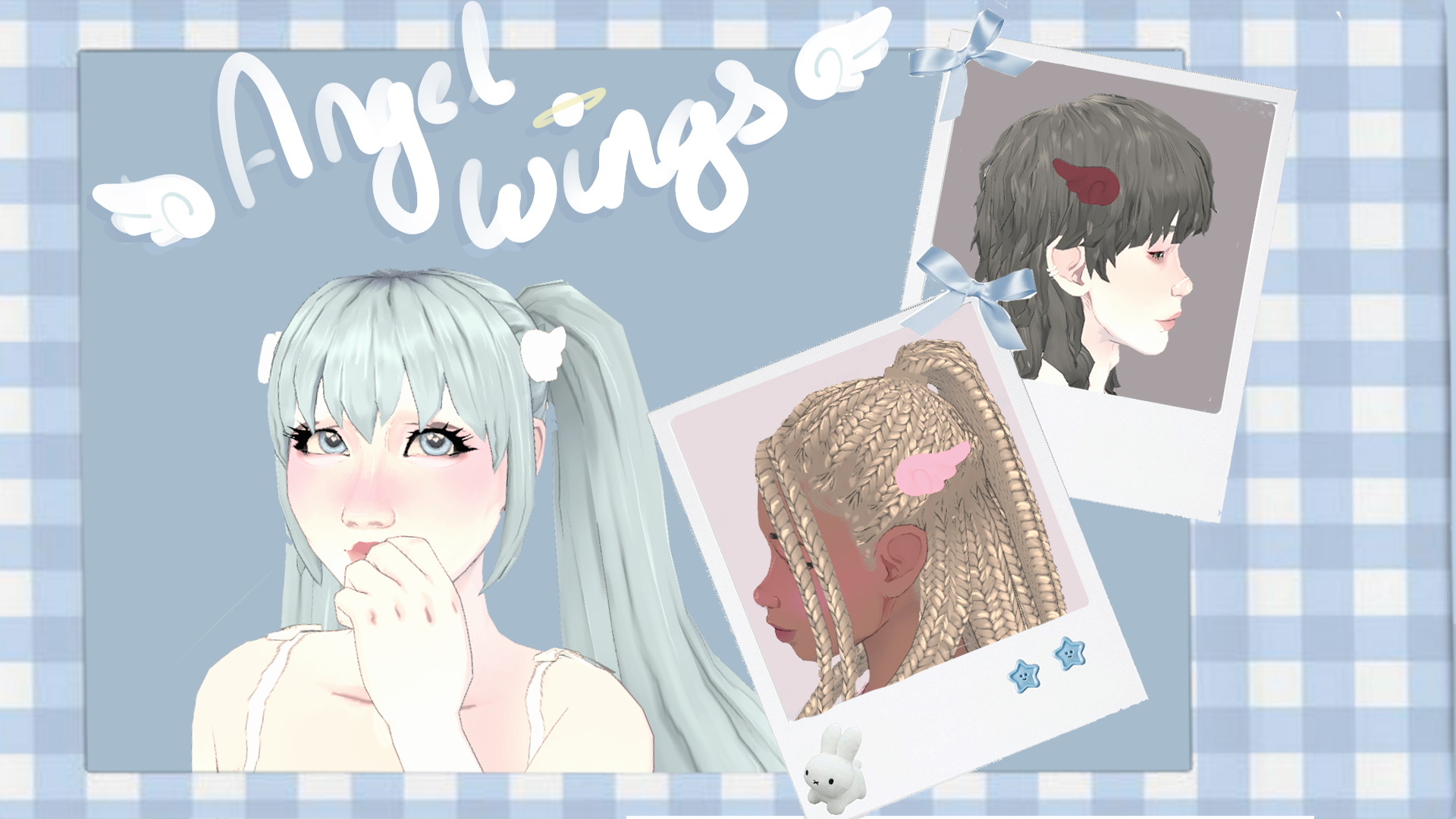 Angel Wing Hairclips! image 1