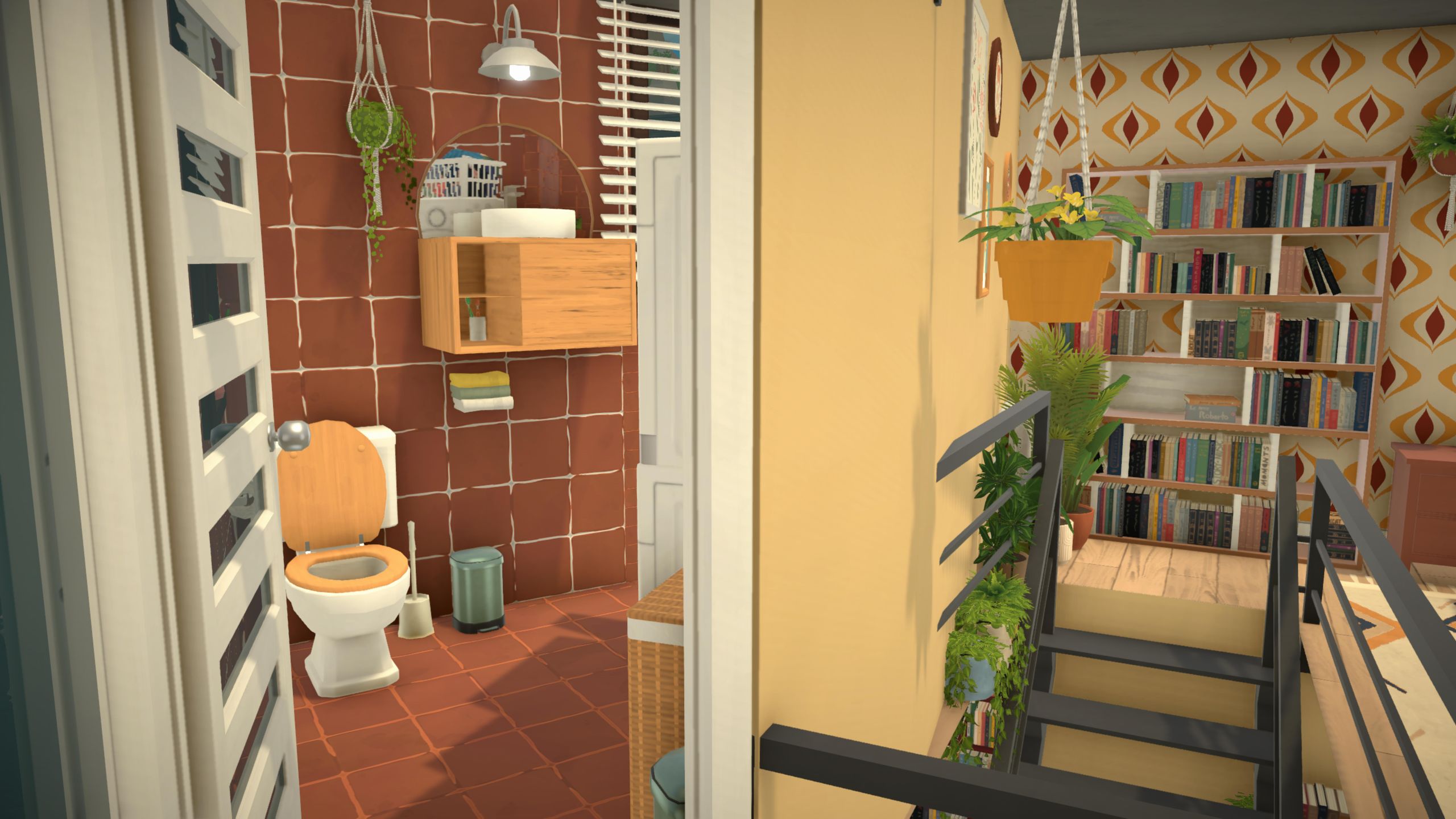 Green-orange flat image 13