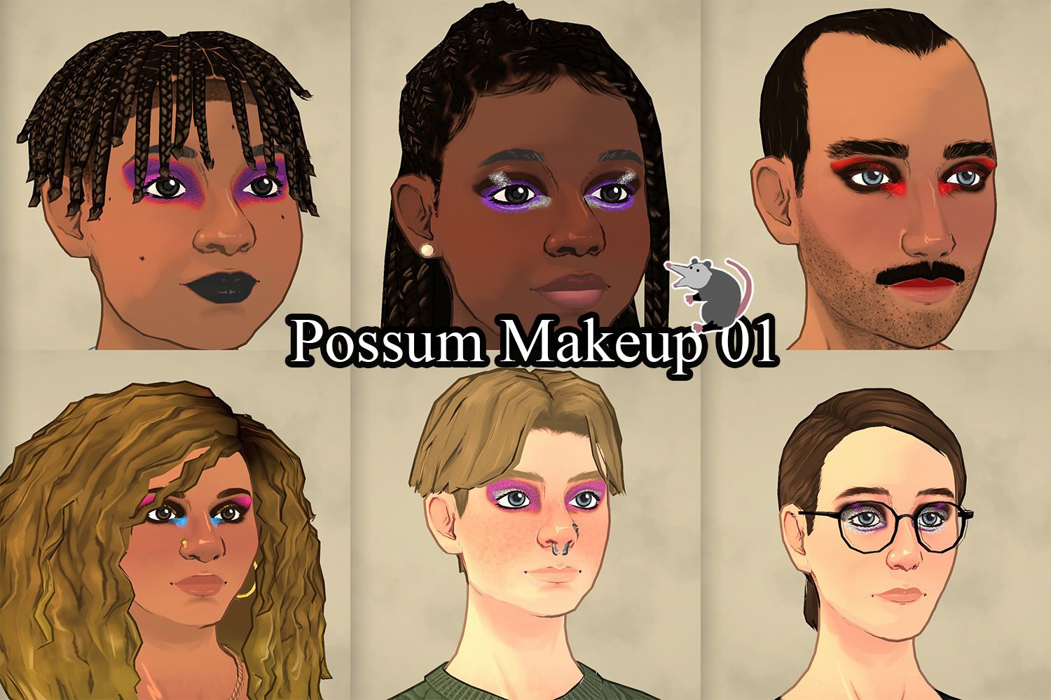 Possum Makeup 01 image 1