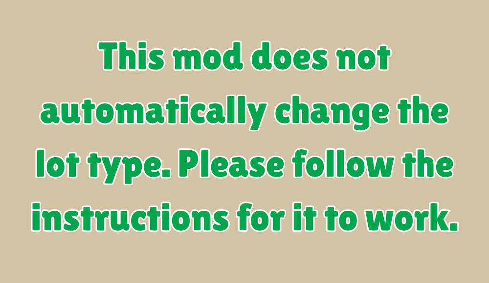 Change Lot Type. image 1