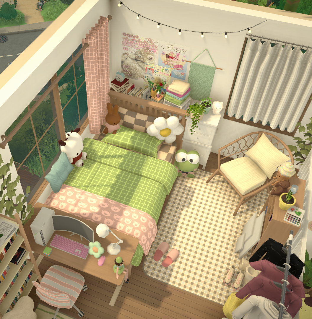 cute loft house build image 1