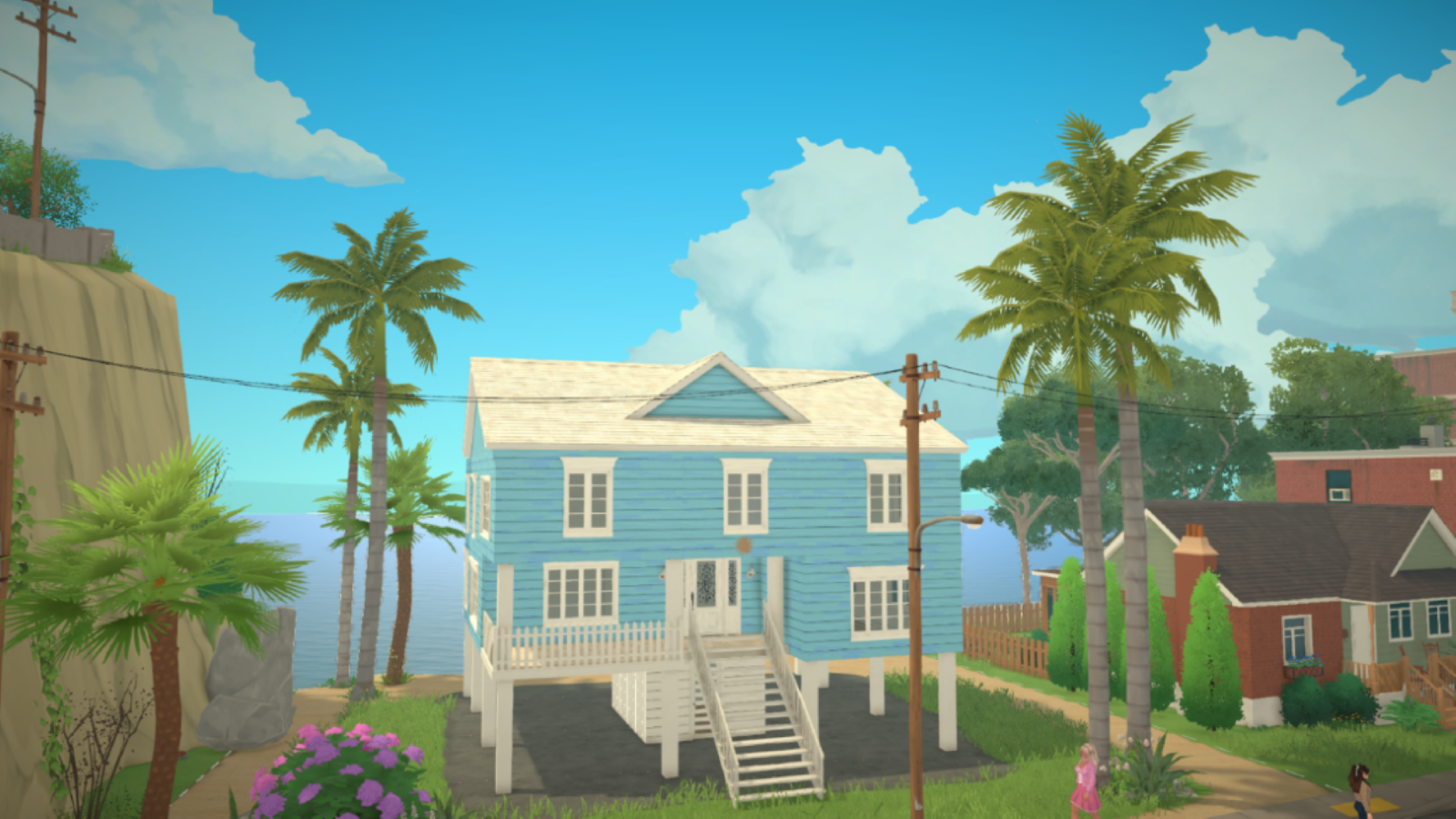 Coastal Blue Beach House Shell image 1