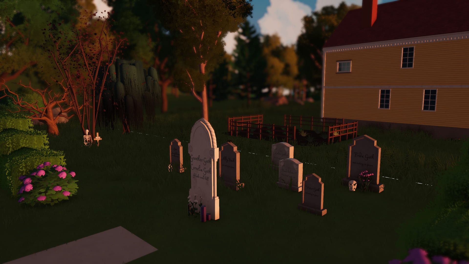 5 Sim Lane, Goth Manor [The Sims 1] image 4