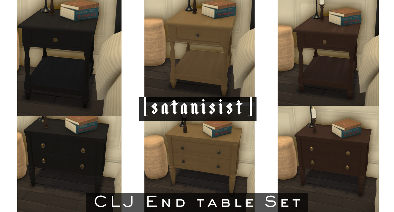 [satanisist] CLJ Side Tables image 1
