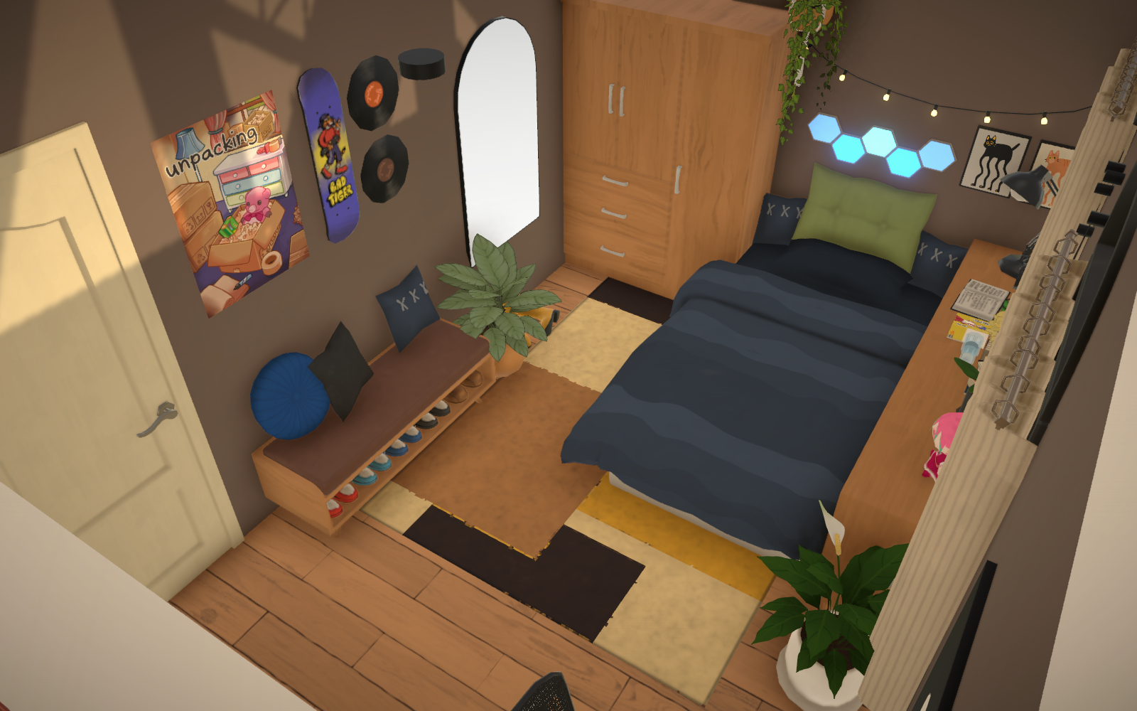 Cozy Dark Apartment image 7