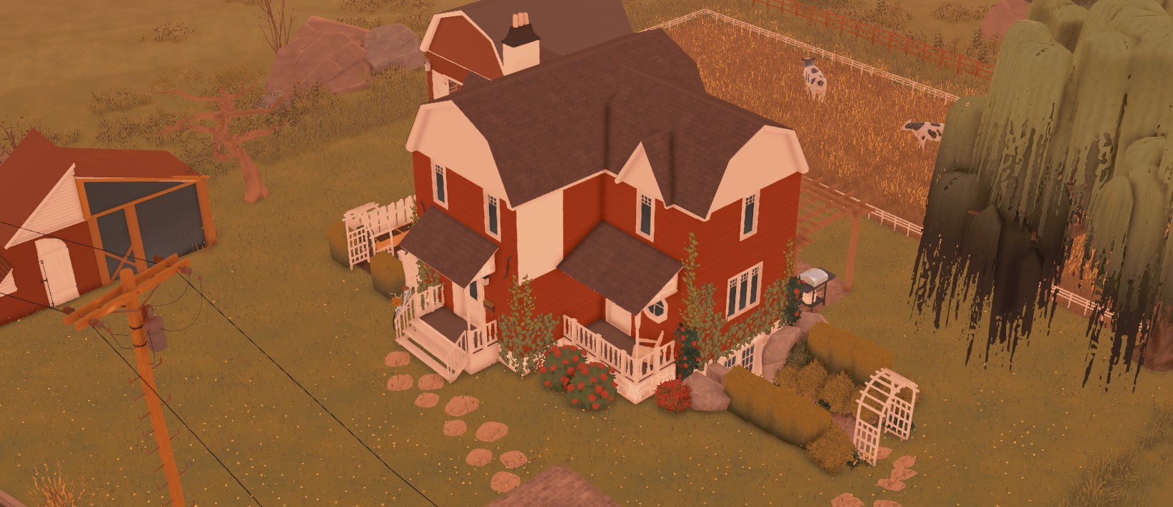 Farm house w barn/chicken coop image 1