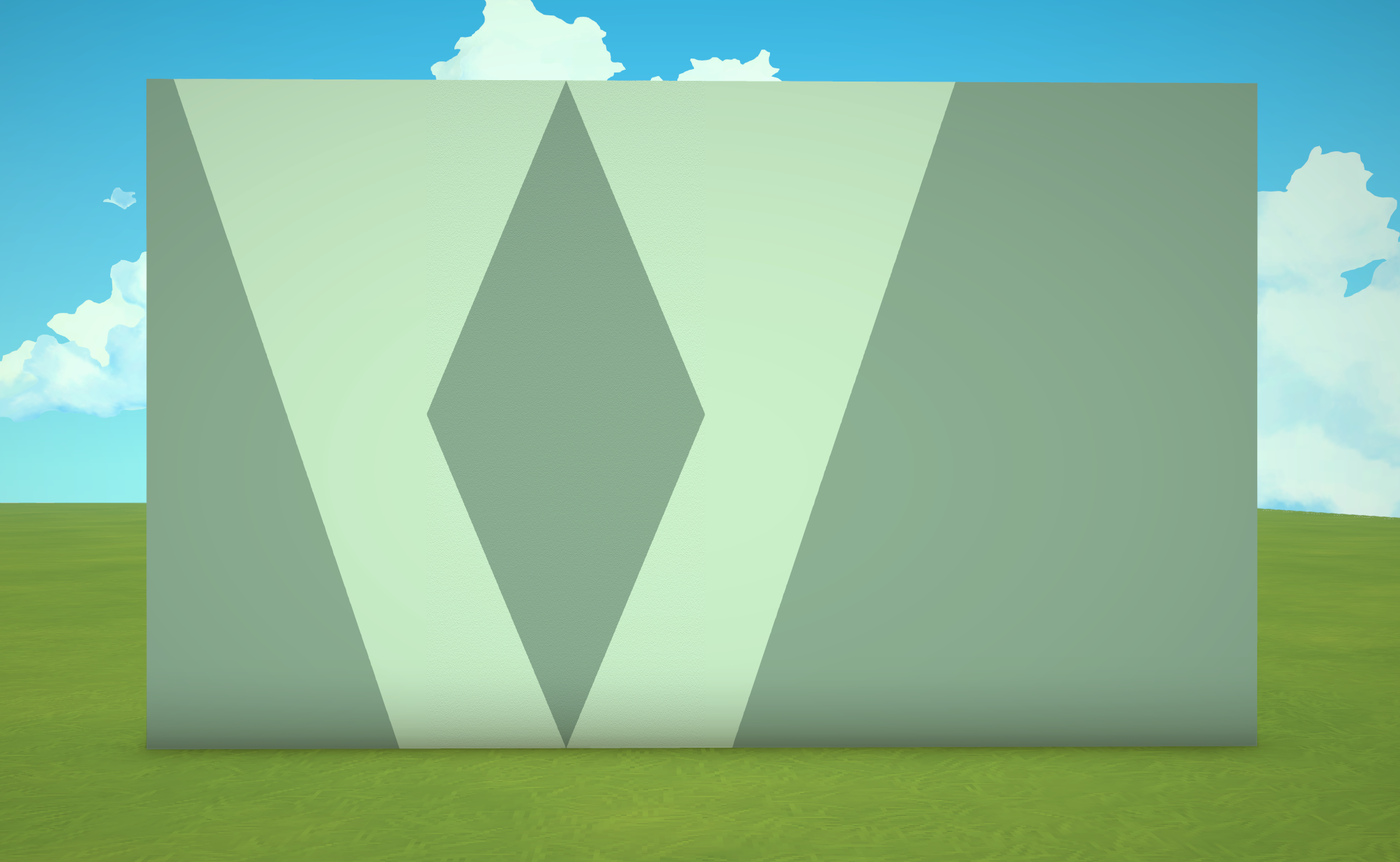 [TEA] Large Diamonds Wall Paint image 10