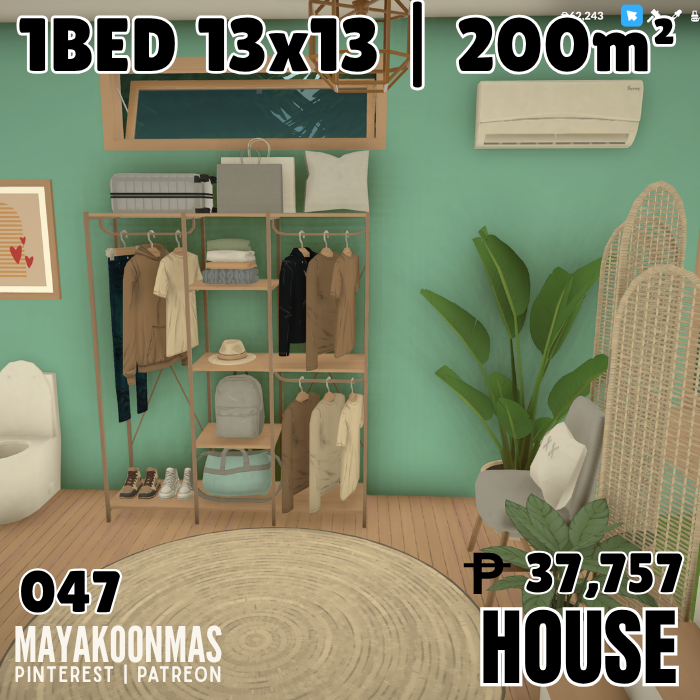 047 HOUSE 1BED 13X13 image 3