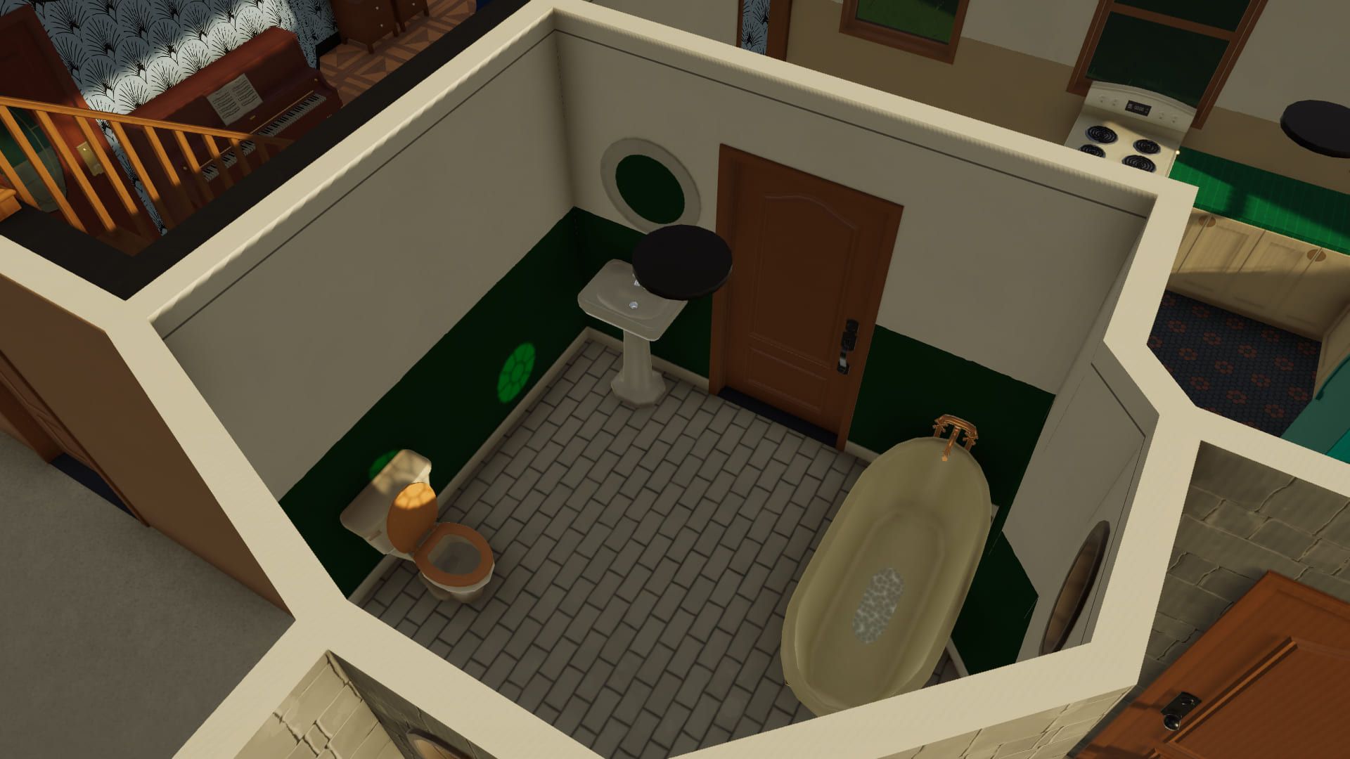 5 Sim Lane, Goth Manor [The Sims 1] image 7