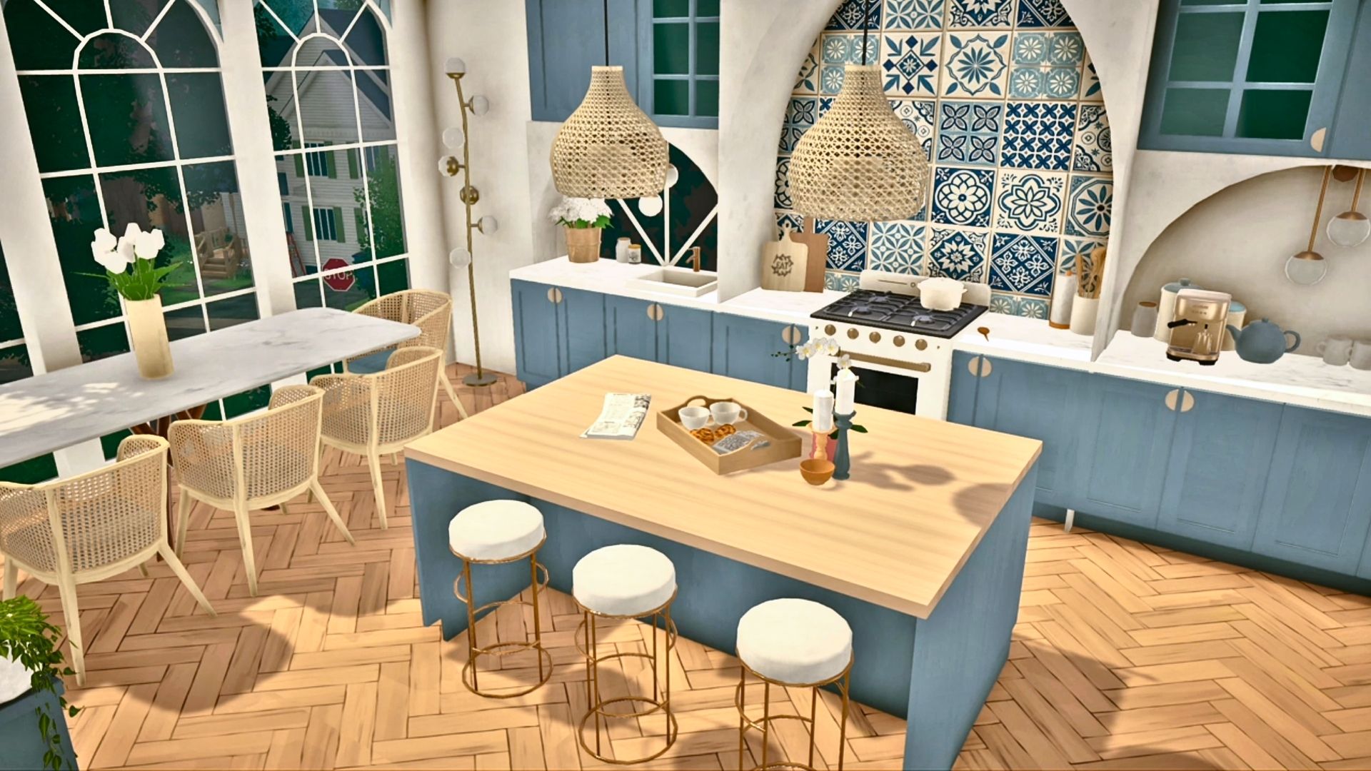 Luxury Blue Home with Walk-in Closet - zoibean image 1