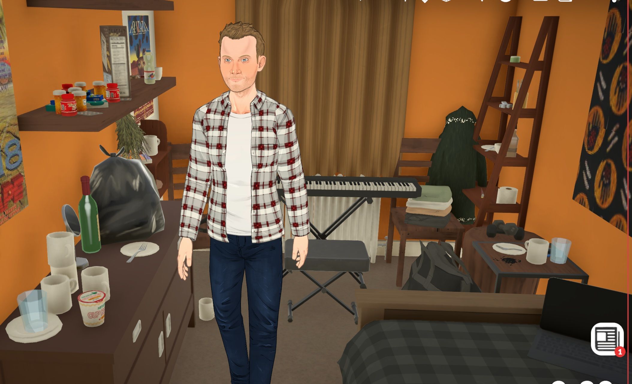 Mark and Jez's flat from Peep Show image 5