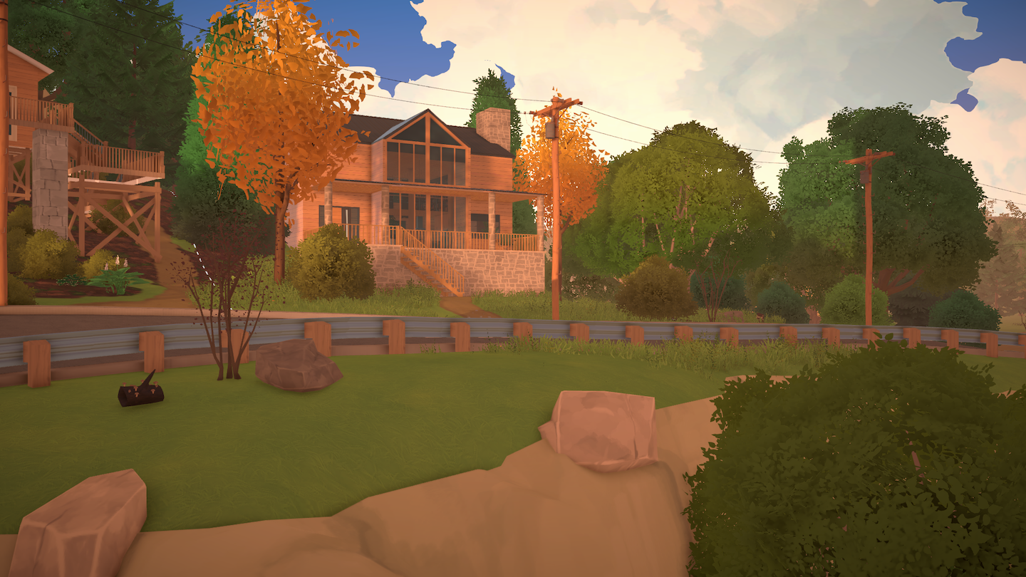 Lofted Log Cabin Starter Home | No CC No Mods image 1