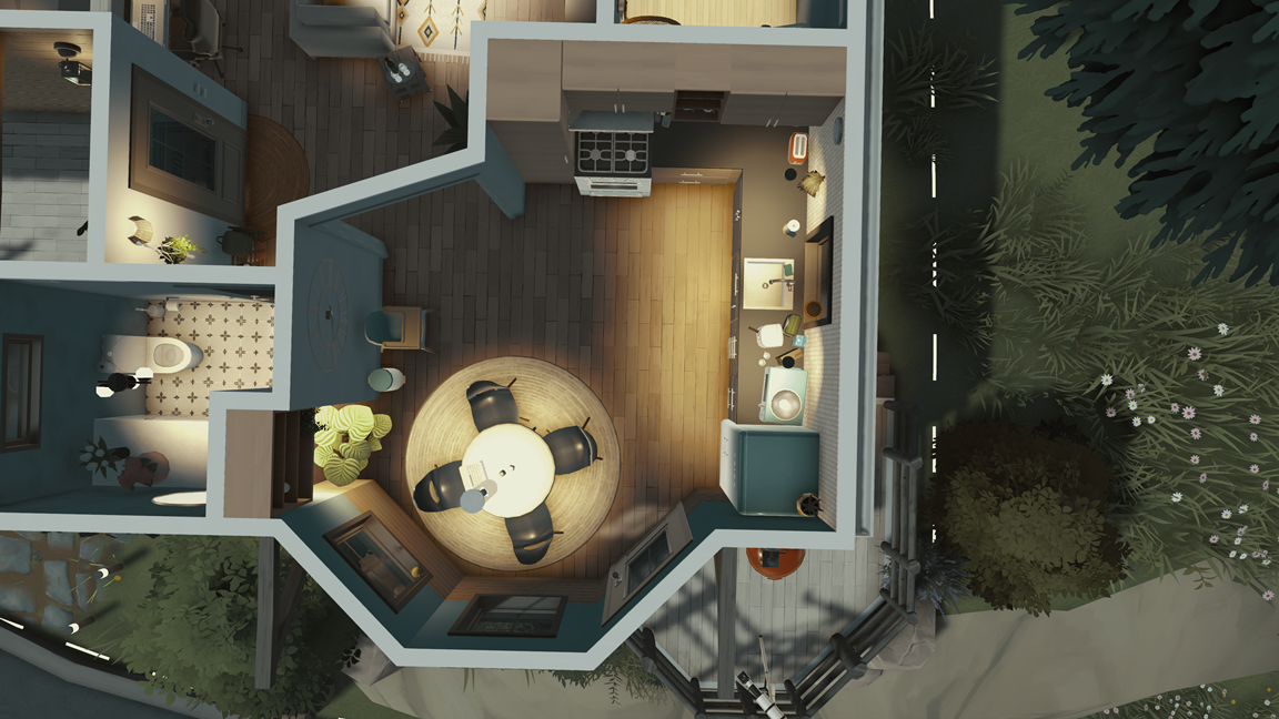 Cozy little wood house image 13