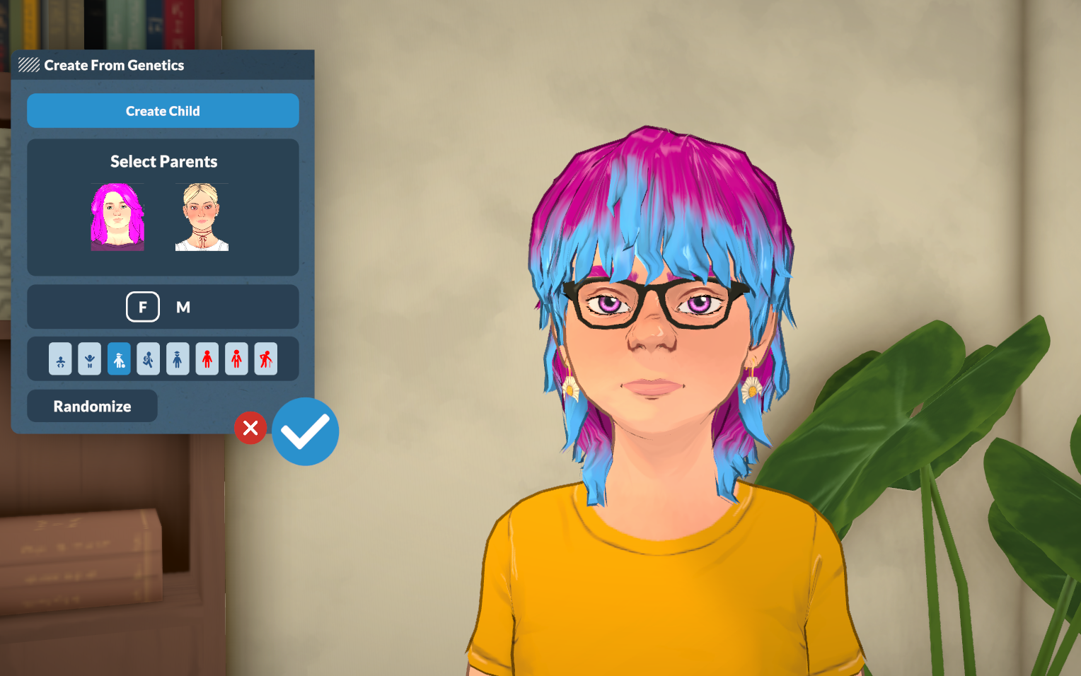 Genetics Pro (Hair & Eyes & BeautySpots) image 1