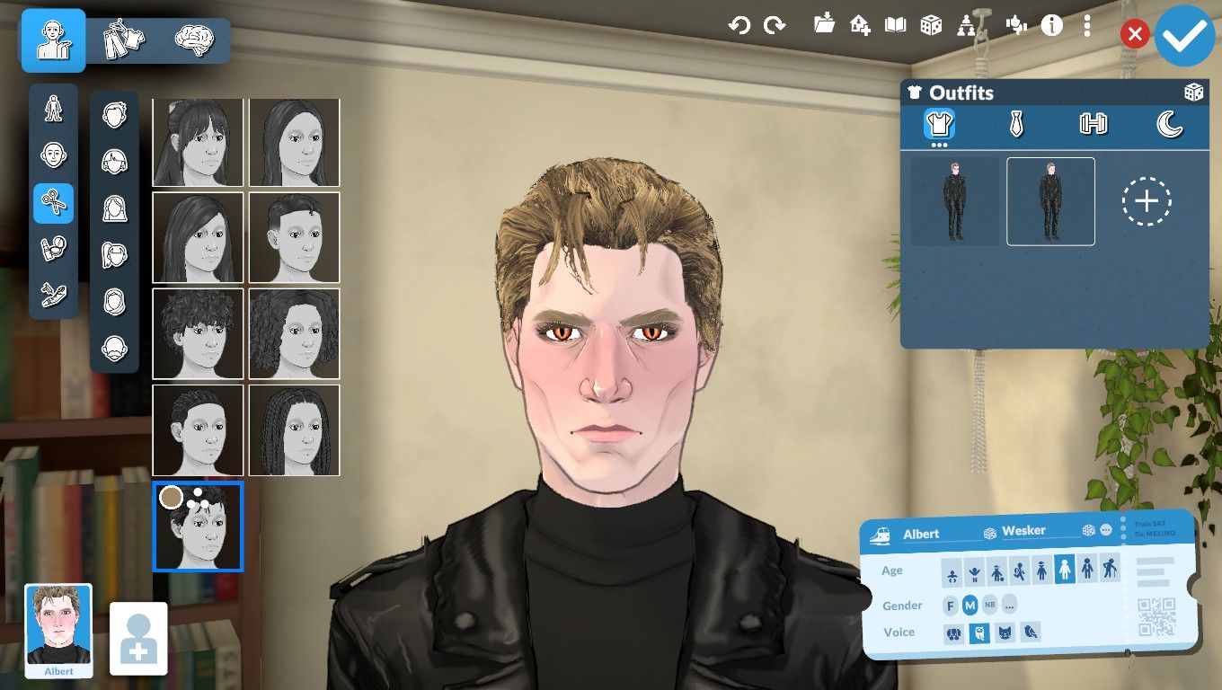 Albert Wesker [Hair and Accessories] image 7